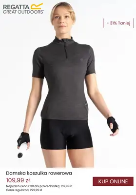 #Majówka - gazetka promocyjna Regatta | Damskie koszulki rowerowe od piątku 25.04  - strona 6