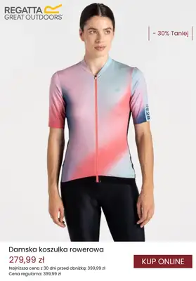 #Majówka - gazetka promocyjna Regatta | Damskie koszulki rowerowe od piątku 25.04  - strona 4