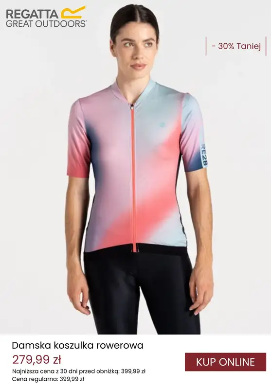 #Majówka - gazetka promocyjna Regatta | Damskie koszulki rowerowe od piątku 25.04  - strona 4