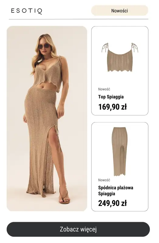 Esotiq - gazetka promocyjna Nowa kolekcja plażowa – odkryj trendy sezonu od piątku 25.04 do niedzieli 04.05 - strona 8