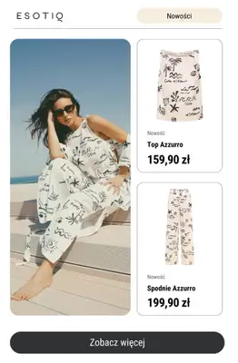 Esotiq - gazetka promocyjna Nowa kolekcja plażowa – odkryj trendy sezonu od piątku 25.04 do niedzieli 04.05 - strona 4 Esotiq - gazetka promocyjna Nowa kolekcja plażowa – odkryj trendy sezonu od piątku 25.04 do niedzieli 04.05 - strona 4