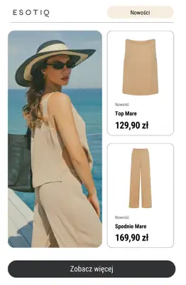 Esotiq - gazetka promocyjna Nowa kolekcja plażowa – odkryj trendy sezonu od piątku 25.04 do niedzieli 04.05 - strona 3 Esotiq - gazetka promocyjna Nowa kolekcja plażowa – odkryj trendy sezonu od piątku 25.04 do niedzieli 04.05 - strona 3