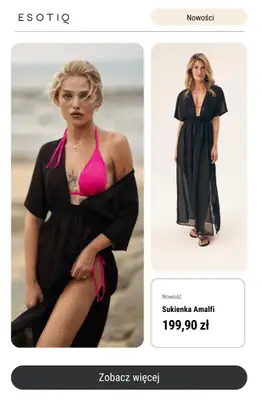 Esotiq - gazetka promocyjna Nowa kolekcja plażowa – odkryj trendy sezonu od piątku 25.04 do niedzieli 04.05 - strona 7 Esotiq - gazetka promocyjna Nowa kolekcja plażowa – odkryj trendy sezonu od piątku 25.04 do niedzieli 04.05 - strona 7
