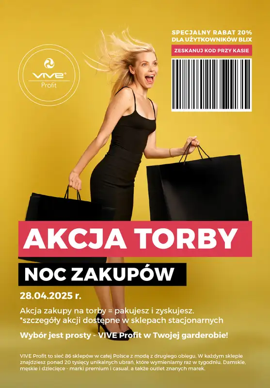 Vive Profit - gazetka promocyjna Gazetka od poniedziałku 28.04 do soboty 10.05