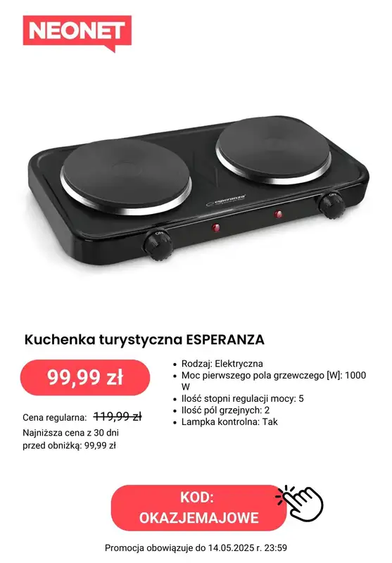 NEONET - gazetka promocyjna Majowe okazje cenowe od piątku 25.04 do środy 14.05 - strona 4