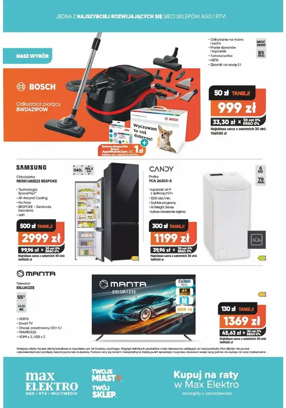 Max Elektro - gazetka promocyjna Gazetka od wtorku 29.04 do środy 28.05 - strona 12