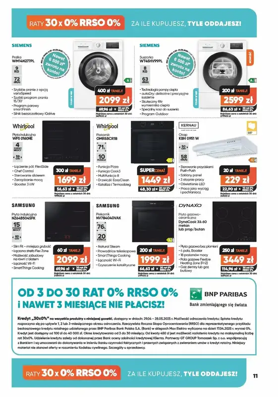 Max Elektro - gazetka promocyjna Gazetka od wtorku 29.04 do środy 28.05 - strona 11