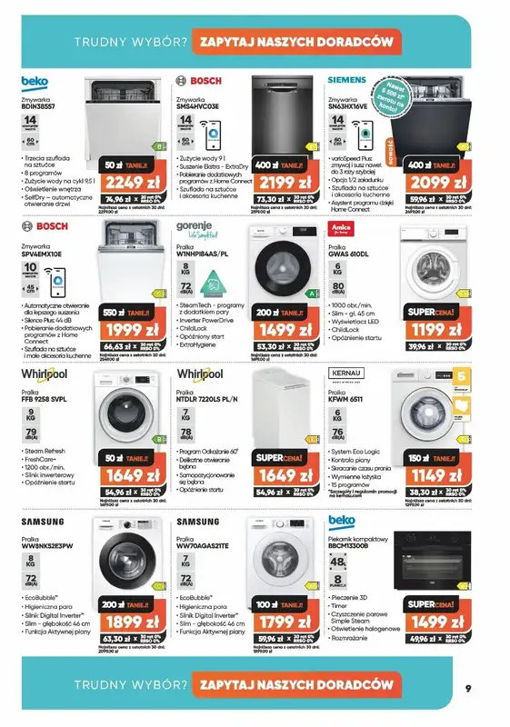 Max Elektro - gazetka promocyjna Gazetka od wtorku 29.04 do środy 28.05 - strona 9