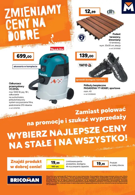 Bricoman - gazetka promocyjna Gazetka od poniedziałku 28.04 do niedzieli 18.05 - strona 12