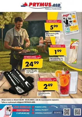 Prymus AGD - gazetka promocyjna Plakat promocyjny od poniedziałku 28.04 do piątku 23.05 Prymus AGD - gazetka promocyjna Plakat promocyjny od poniedziałku 28.04 do piątku 23.05