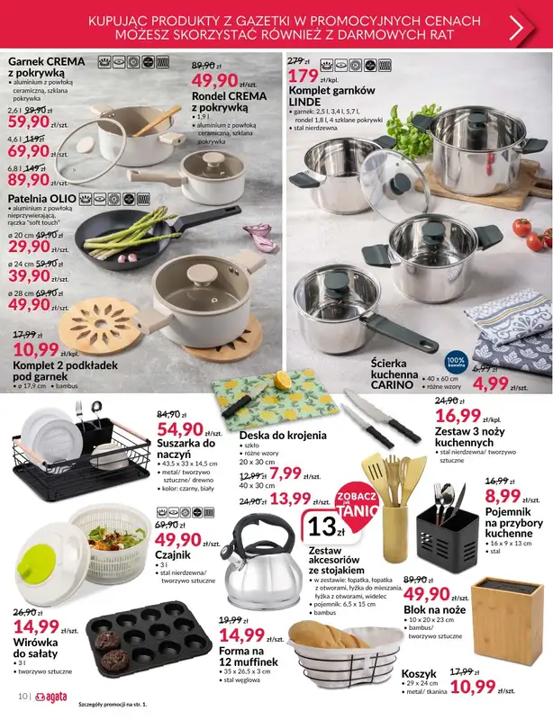 Salony Agata - gazetka promocyjna Nowa gazetka Salonu Agata we Wrocławiu! od wtorku 29.04 do soboty 17.05 - strona 10