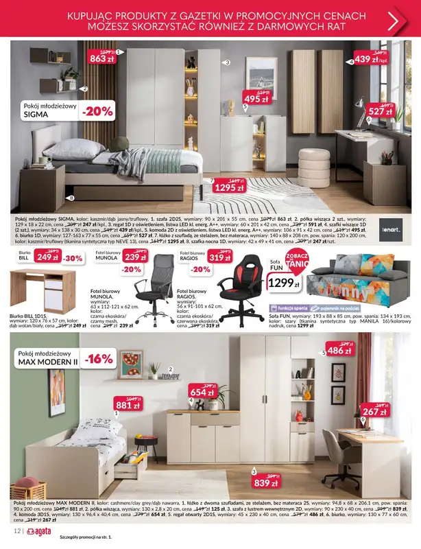 Salony Agata - gazetka promocyjna Nowa gazetka Salonu Agata we Wrocławiu! od wtorku 29.04 do soboty 17.05 - strona 12