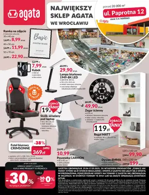 Salony Agata - gazetka promocyjna Nowa gazetka Salonu Agata we Wrocławiu! od wtorku 29.04 do soboty 17.05
