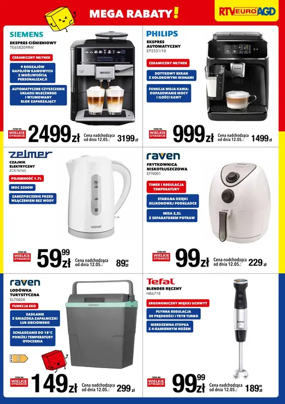 RTV EURO AGD - gazetka promocyjna WIELKIE OTWARCIE! PH MULTIBOX, GŁOGÓW od środy 07.05 do soboty 10.05 - strona 5