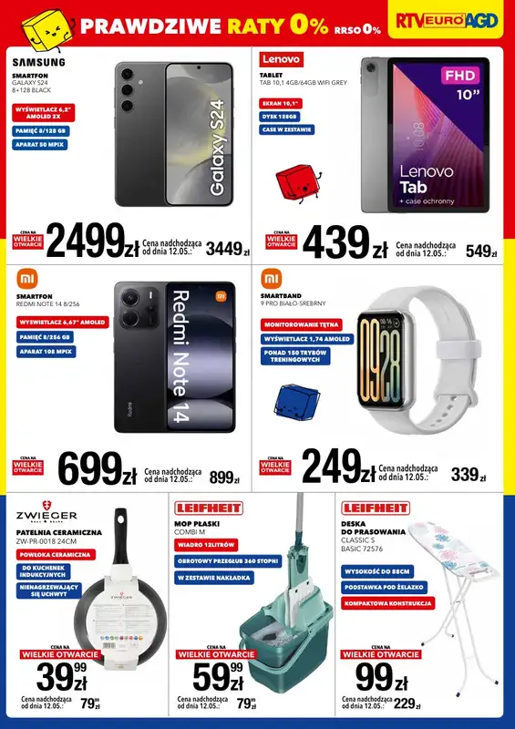 RTV EURO AGD - gazetka promocyjna WIELKIE OTWARCIE! PH MULTIBOX, GŁOGÓW od środy 07.05 do soboty 10.05 - strona 7
