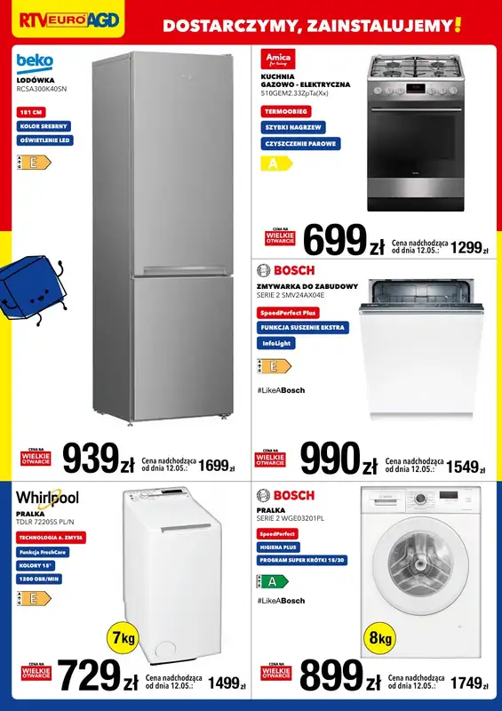 RTV EURO AGD - gazetka promocyjna WIELKIE OTWARCIE! PH MULTIBOX, GŁOGÓW od środy 07.05 do soboty 10.05 - strona 4