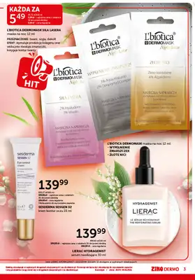 Ziko Dermo - gazetka promocyjna Gazetka od środy 30.04 do środy 14.05 - strona 3 Ziko Dermo - gazetka promocyjna Gazetka od środy 30.04 do środy 14.05 - strona 3