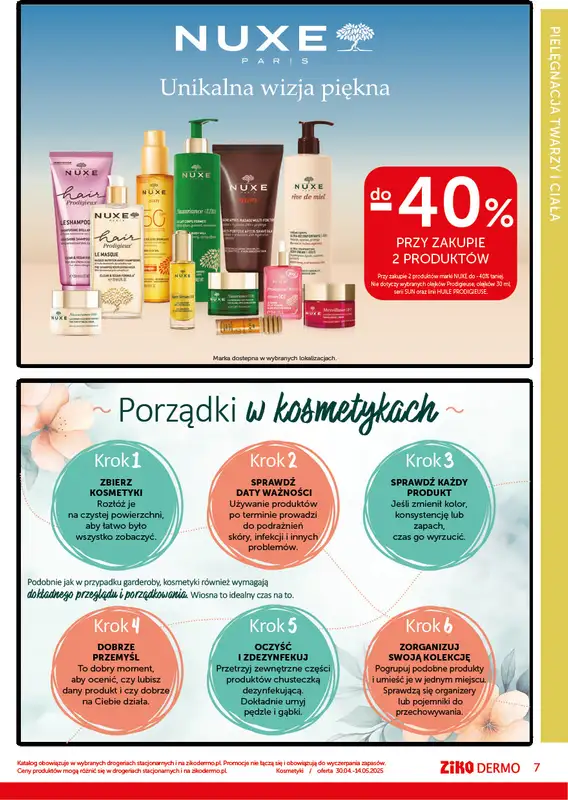 Ziko Dermo - gazetka promocyjna Gazetka od środy 30.04 do środy 14.05 - strona 7