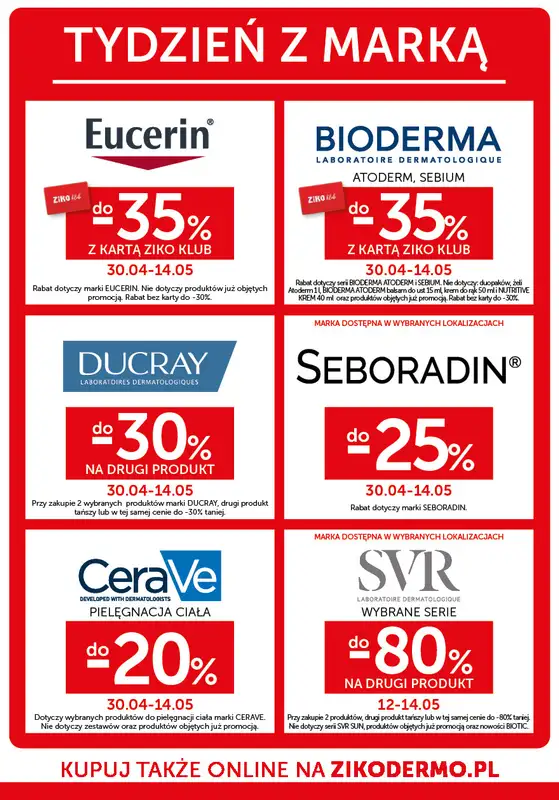 Ziko Dermo - gazetka promocyjna Gazetka od środy 30.04 do środy 14.05 - strona 22