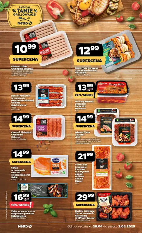 #Majówka - gazetka promocyjna Netto | Promocje na majówkę w Netto! od wtorku 29.04 do piątku 02.05 - strona 3