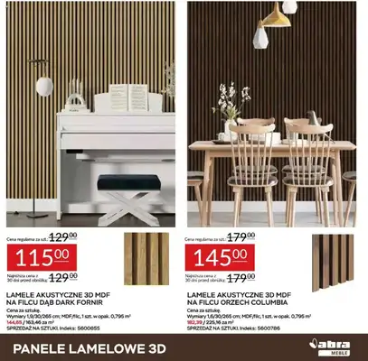 Abra Meble - gazetka promocyjna Rabaty na panele, lamele i kamienie od wtorku 29.04 do czwartku 15.05 - strona 13