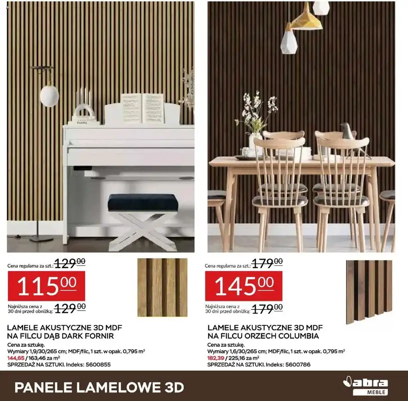 Abra Meble - gazetka promocyjna Rabaty na panele, lamele i kamienie od wtorku 29.04 do czwartku 15.05 - strona 13