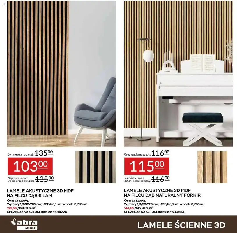 Abra Meble - gazetka promocyjna Rabaty na panele, lamele i kamienie od wtorku 29.04 do czwartku 15.05 - strona 12