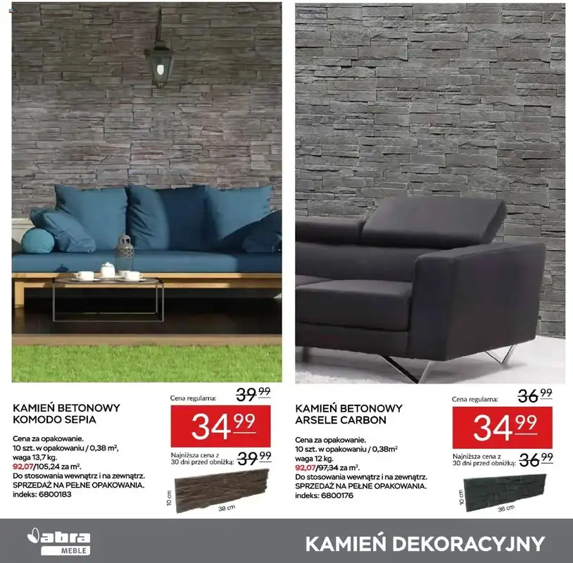 Abra Meble - gazetka promocyjna Rabaty na panele, lamele i kamienie od wtorku 29.04 do czwartku 15.05 - strona 16