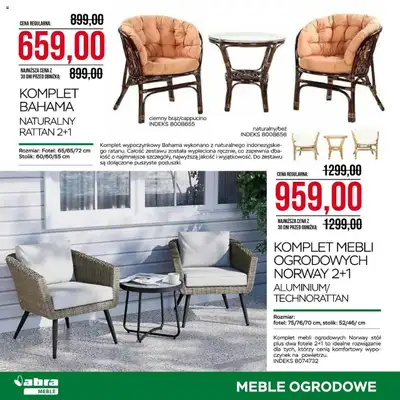 Abra Meble - gazetka promocyjna Ogrodowe promocje od wtorku 29.04 do wtorku 20.05 - strona 12