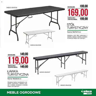 Abra Meble - gazetka promocyjna Ogrodowe promocje od wtorku 29.04 do wtorku 20.05 - strona 17