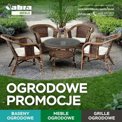 Abra Meble - gazetka promocyjna Ogrodowe promocje od wtorku 29.04 do wtorku 20.05