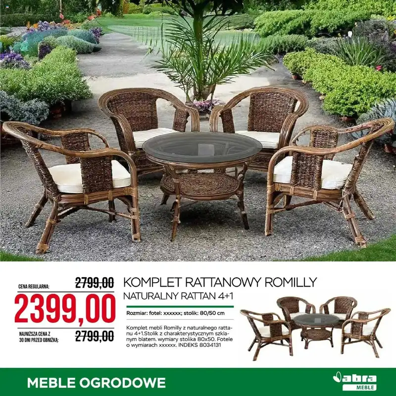Abra Meble - gazetka promocyjna Ogrodowe promocje od wtorku 29.04 do wtorku 20.05 - strona 13