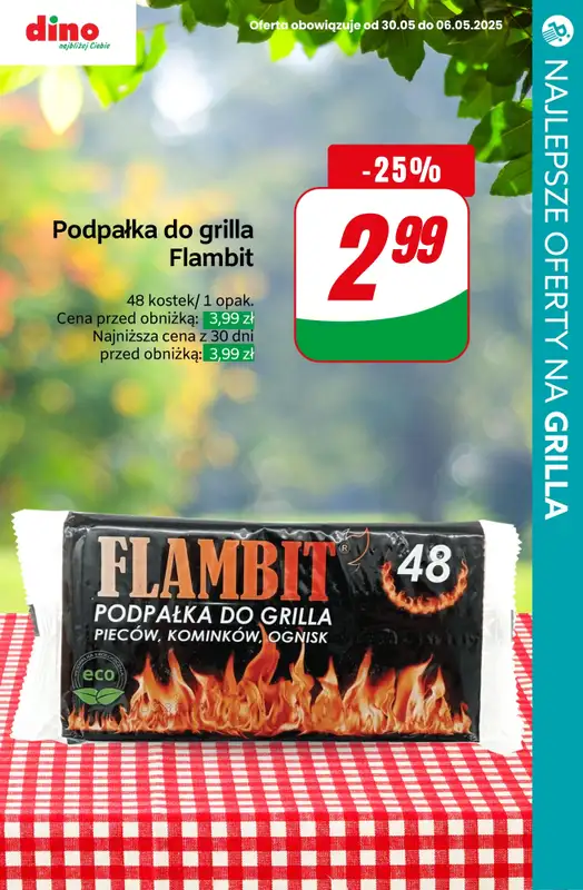 #Majówka - gazetka promocyjna Najlepsze oferty na GRILLA od wtorku 29.04 do piątku 02.05 - strona 15