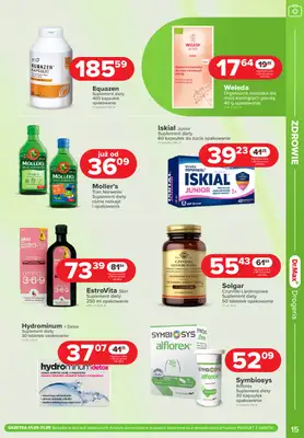 Dr.Max Drogeria - gazetka promocyjna Gazetka od czwartku 01.05 do soboty 31.05 - strona 15 Dr.Max Drogeria - gazetka promocyjna Gazetka od czwartku 01.05 do soboty 31.05 - strona 15