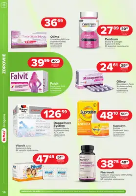 Dr.Max Drogeria - gazetka promocyjna Gazetka od czwartku 01.05 do soboty 31.05 - strona 14 Dr.Max Drogeria - gazetka promocyjna Gazetka od czwartku 01.05 do soboty 31.05 - strona 14