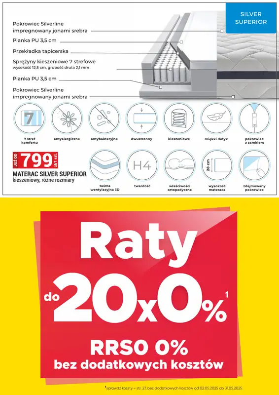 Merkury Market - gazetka promocyjna Gazetka Meble, wypoczynki, materace od piątku 02.05 do soboty 31.05 - strona 37