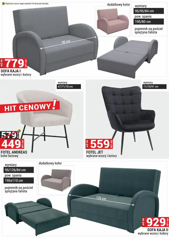 Merkury Market - gazetka promocyjna Gazetka Meble, wypoczynki, materace od piątku 02.05 do soboty 31.05 - strona 11