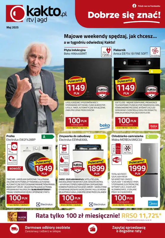 kakto.pl - gazetka promocyjna Gazetka od czwartku 01.05 do soboty 31.05