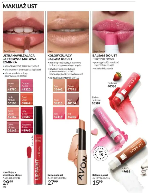 AVON - gazetka promocyjna Katalog Maj 2025 od czwartku 01.05 do soboty 31.05 - strona 40