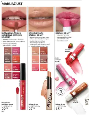 AVON - gazetka promocyjna Katalog Maj 2025 od czwartku 01.05 do soboty 31.05 - strona 40 AVON - gazetka promocyjna Katalog Maj 2025 od czwartku 01.05 do soboty 31.05 - strona 40