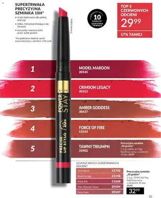 AVON - gazetka promocyjna Katalog Maj 2025 od czwartku 01.05 do soboty 31.05 - strona 31 AVON - gazetka promocyjna Katalog Maj 2025 od czwartku 01.05 do soboty 31.05 - strona 31