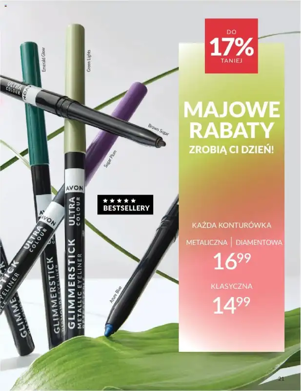 AVON - gazetka promocyjna Katalog Maj 2025 od czwartku 01.05 do soboty 31.05 - strona 21