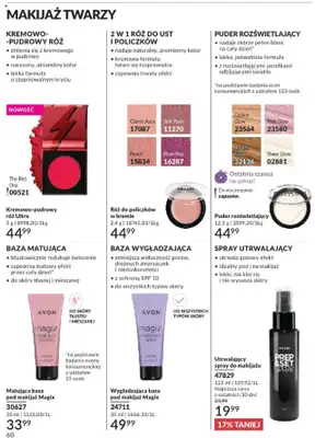AVON - gazetka promocyjna Katalog Maj 2025 od czwartku 01.05 do soboty 31.05 - strona 60 AVON - gazetka promocyjna Katalog Maj 2025 od czwartku 01.05 do soboty 31.05 - strona 60