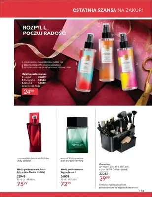 AVON - gazetka promocyjna Katalog Maj 2025 od czwartku 01.05 do soboty 31.05 - strona 152 AVON - gazetka promocyjna Katalog Maj 2025 od czwartku 01.05 do soboty 31.05 - strona 152