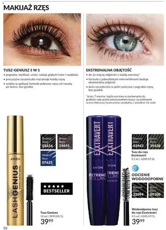 AVON - gazetka promocyjna Katalog Maj 2025 od czwartku 01.05 do soboty 31.05 - strona 50