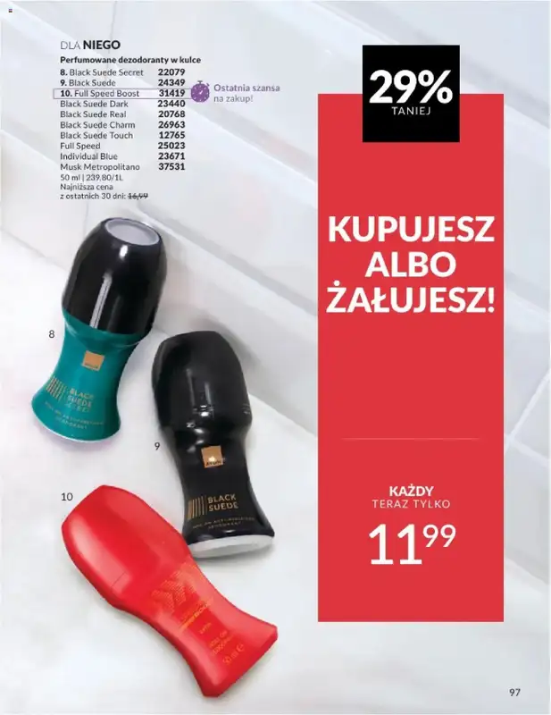AVON - gazetka promocyjna Katalog Maj 2025 od czwartku 01.05 do soboty 31.05 - strona 97