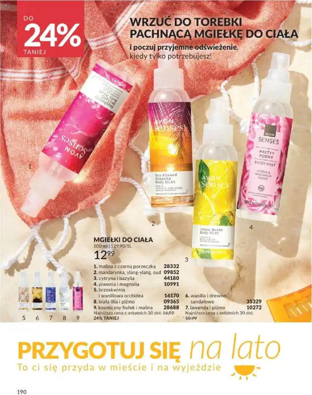 AVON - gazetka promocyjna Katalog Maj 2025 od czwartku 01.05 do soboty 31.05 - strona 189