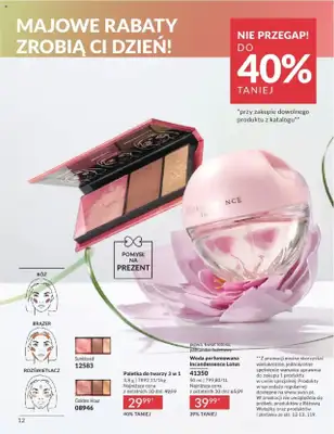 AVON - gazetka promocyjna Katalog Maj 2025 od czwartku 01.05 do soboty 31.05 - strona 12 AVON - gazetka promocyjna Katalog Maj 2025 od czwartku 01.05 do soboty 31.05 - strona 12