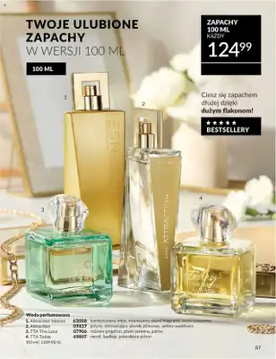 AVON - gazetka promocyjna Katalog Maj 2025 od czwartku 01.05 do soboty 31.05 - strona 87 AVON - gazetka promocyjna Katalog Maj 2025 od czwartku 01.05 do soboty 31.05 - strona 87