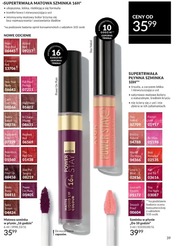 AVON - gazetka promocyjna Katalog Maj 2025 od czwartku 01.05 do soboty 31.05 - strona 39